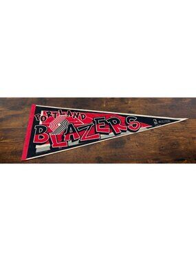 Portland Trail Blazers 1995 NBA Licensed Felt Pennant By Tag Express